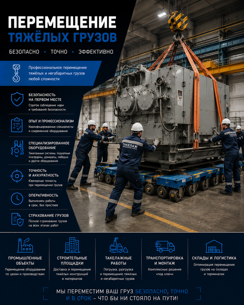 Перемещение тяжёлых грузов